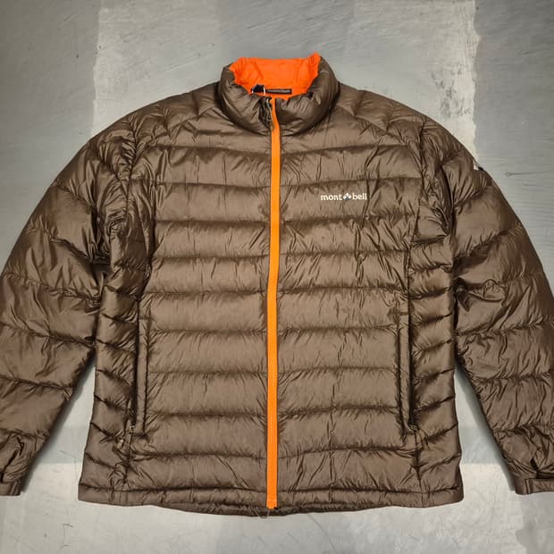 몽벨 ex800 구스다운 경량 패딩