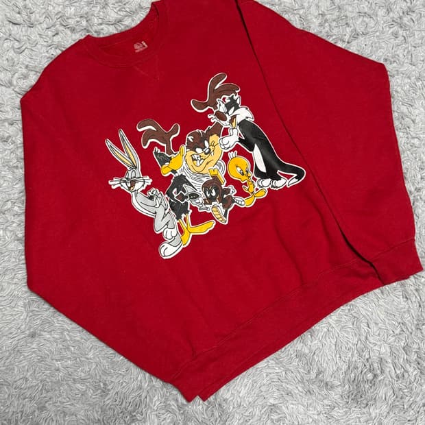 90s Looney Tunes Big Graphic Sweatshirt