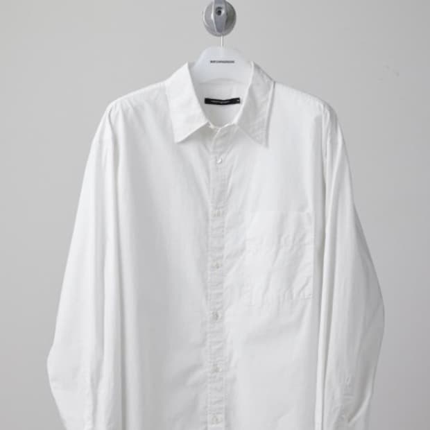 [3] 해칭룸 crop shirt pin stripe white