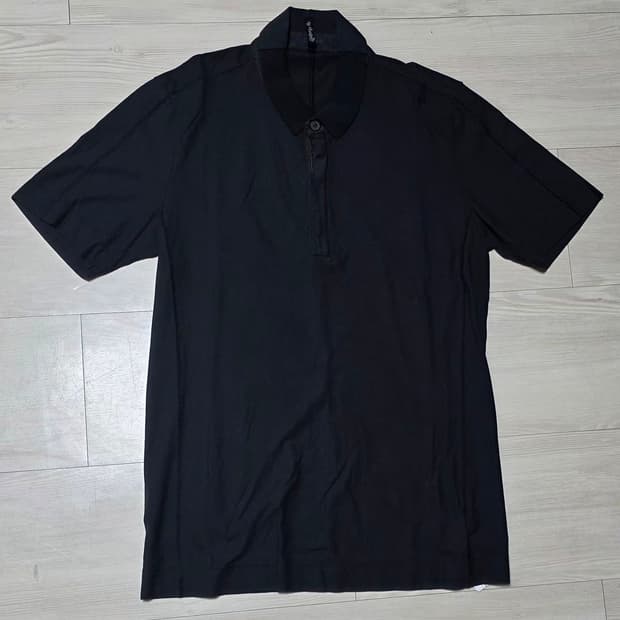 트렌짓 반팔카라티셔츠(블랙) 싸이즈 95