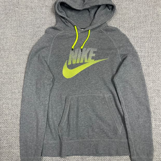 나이키 회색 후드티 L