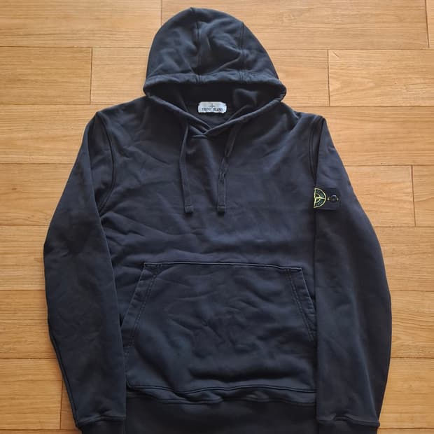 22ss 스톤아일랜드 블랙 후드티 L
