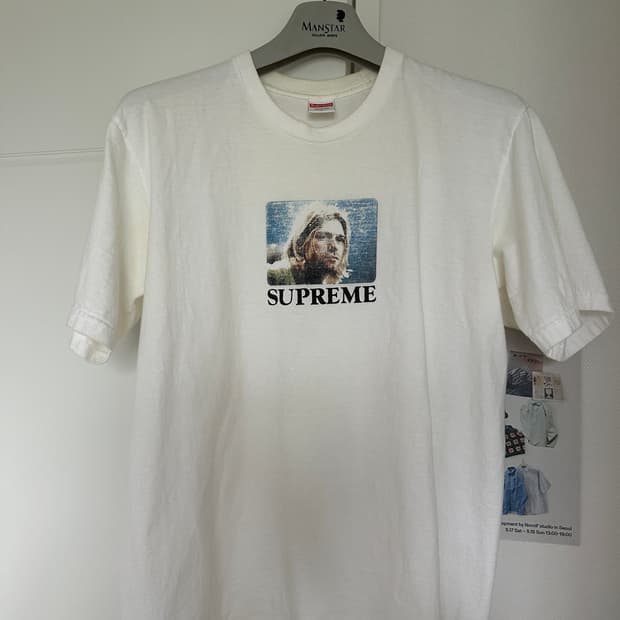 supreme (L) 커트코베인 티셔츠