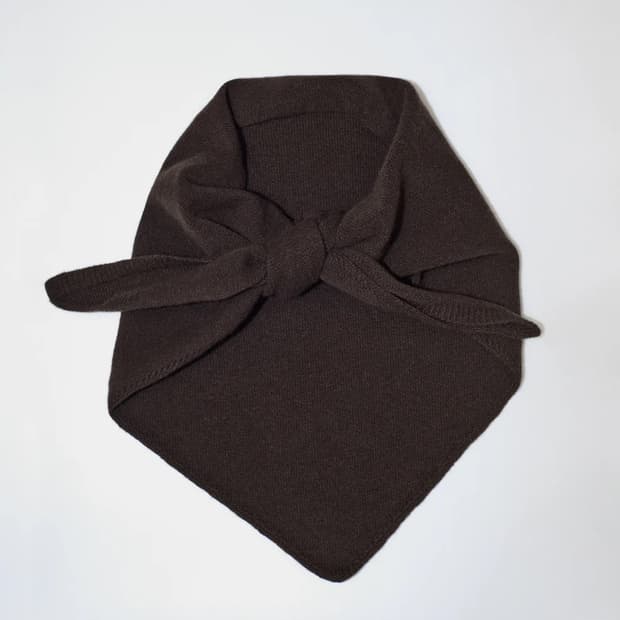 팔로마울 Prima 울 스카프/다크 브라운