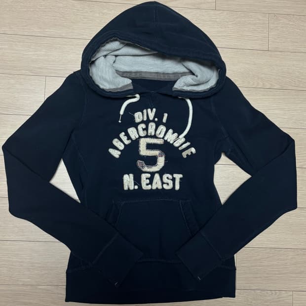 아베크롬비 후드티 네이비 S (딱붙핏)