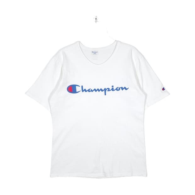 Champion 리버스위브 시그니처 로고 반팔티