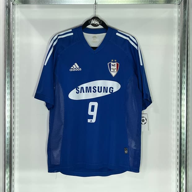 아디다스 2002 수원 삼성 블루윙즈 FC 홈 어센틱 뚜따