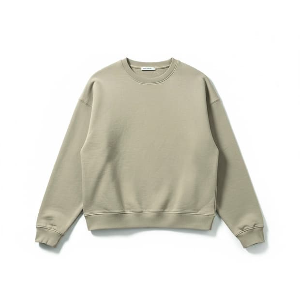 IN SILENCE  인사일런스 베이지색 맨투맨 티셔츠