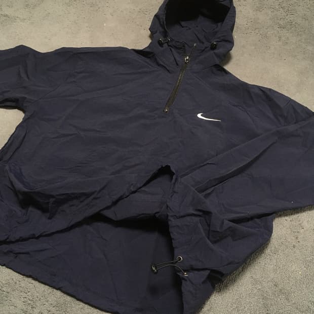 나이키 스우시 우븐 아노락 하프집업 바람막이