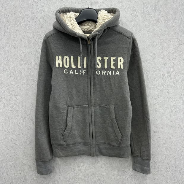 95 홀리스터 남자 양털 울프죠 후드집업