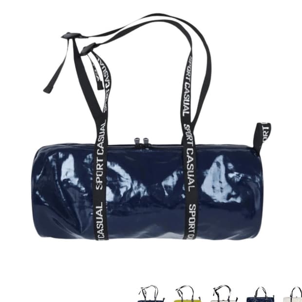 헤리티지플로스 페이턴트 스포츠 짐 백 네이비