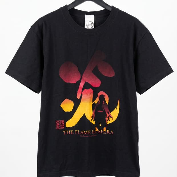 귀멸의칼날 렌코쿠쿄주로 티셔츠 블랙