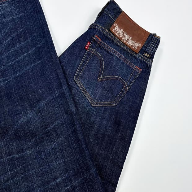 리바이스 오리지널 스트레이트 데님 팬츠 (28인치 여성추천)