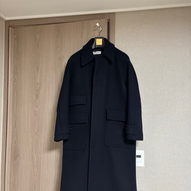 애프터프레이 발마칸 코트 네이비s