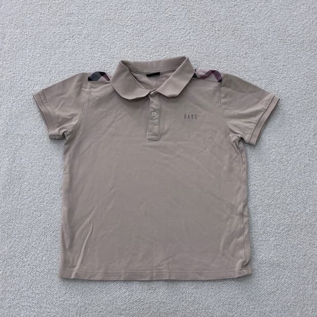 130 닥스 키즈 반팔 카라티셔츠 0306E