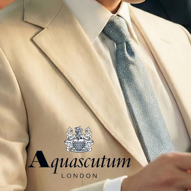 아쿠아스큐텀 넥타이  하늘색 8.7CM 새제품 K2125
