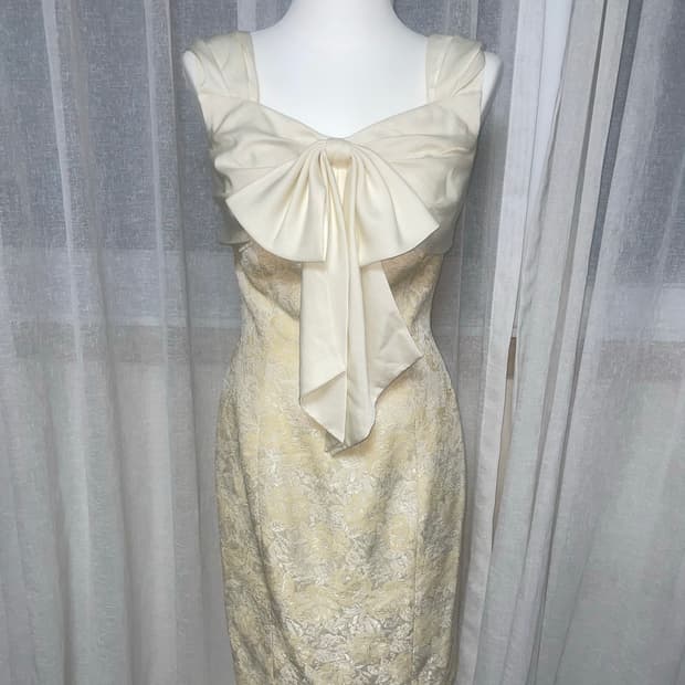 빈티지 갸루 리본원피스 드레스