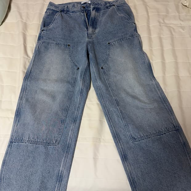 (L) 프릭스스토어 더블니 데님