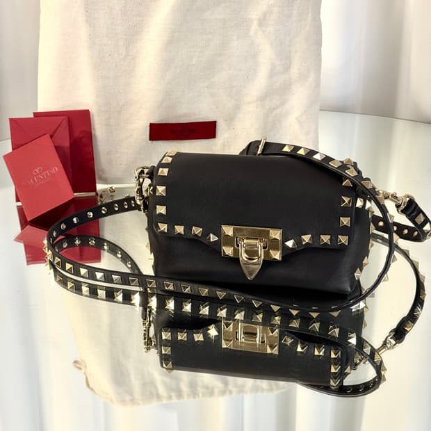 [풀구성] 발렌티노 락스터드 미니 크로스백