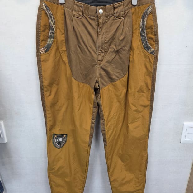 빈티지 배색 헌팅 코튼 팬츠 33 34