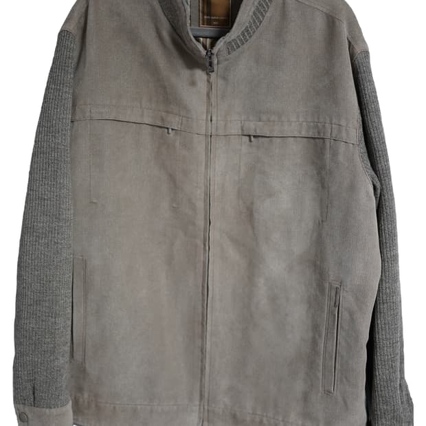 Vintage 골덴 니트 집업