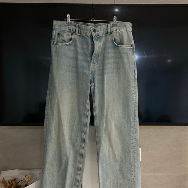 ZARA 자라 데님 와이드 팬츠 청바지 38