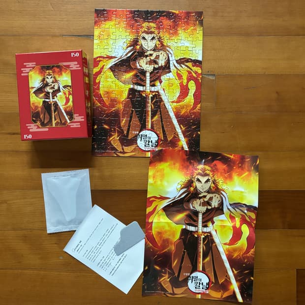 귀멸의 칼날 렌고쿠 쿄주로 퍼즐 인테리어 소품