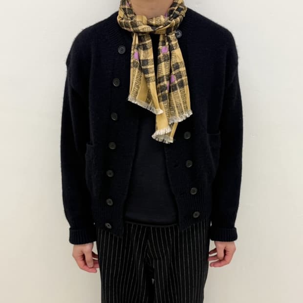 드리스 반 노튼 패턴 머플러