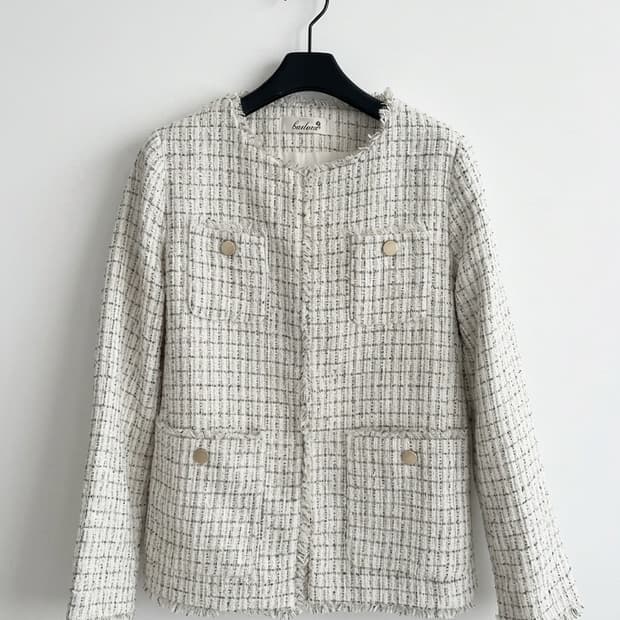 화이트트위드자켓 (55-66)