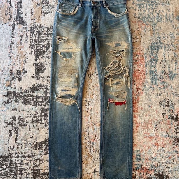 (구매) 언더커버 68 데님 레드 얀