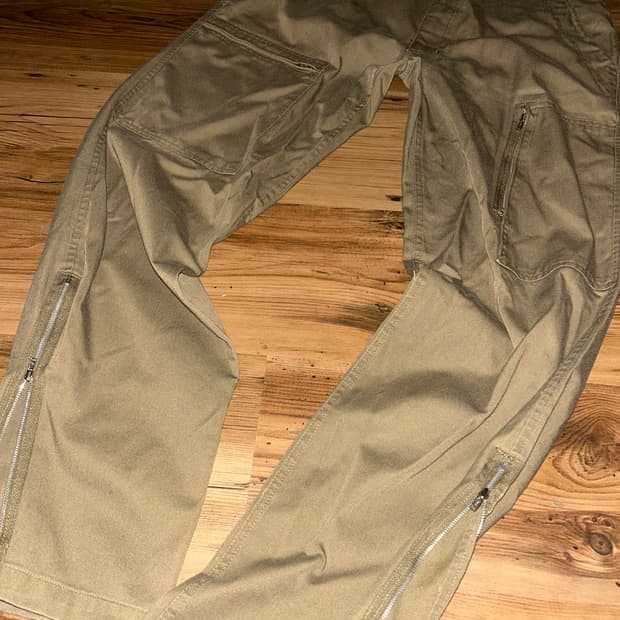 Vintage Army Flight Hiphop Y2K Pants