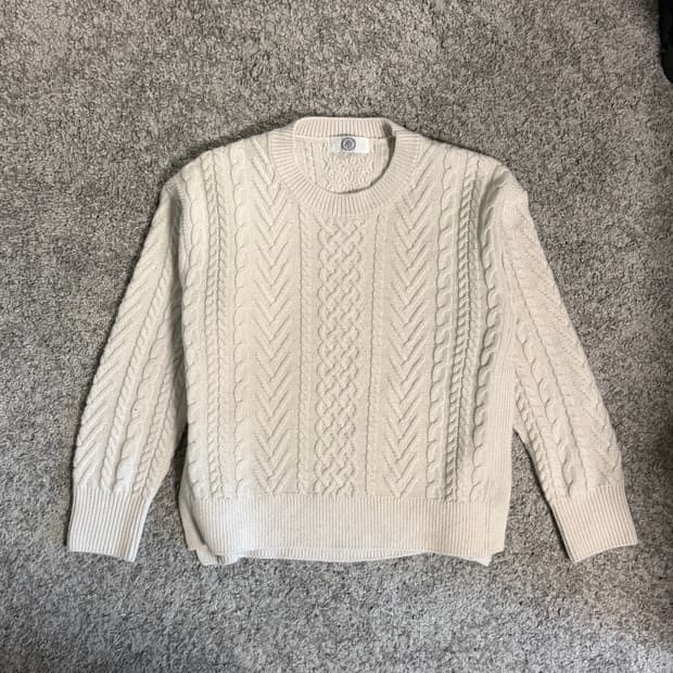 제이프레스 울 케이블 니트