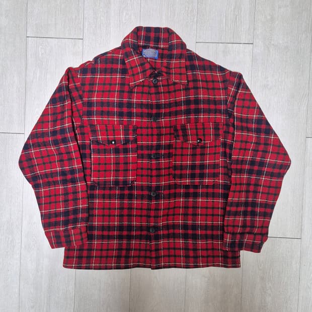 70s Pendleton 헤비울 플란넬 셔츠