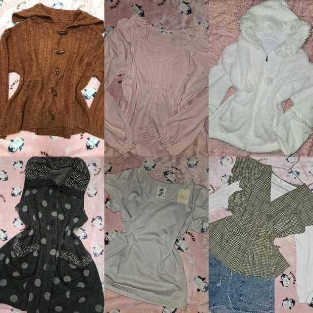 갸루,모리,일본 의류 13벌 일괄판매