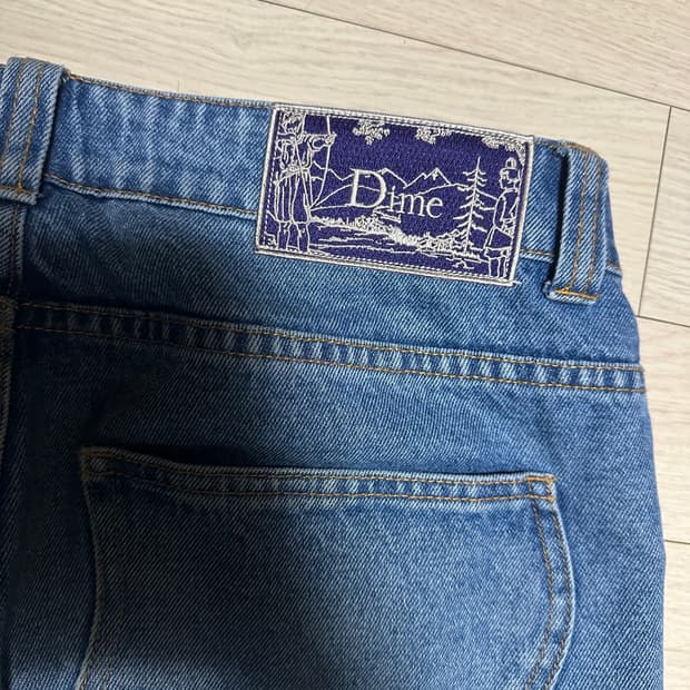 다임 클래식 배기 데님