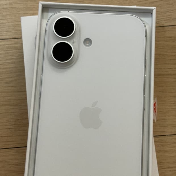 아이폰17 256GB 화이트(일본판/eSIM 전용)
