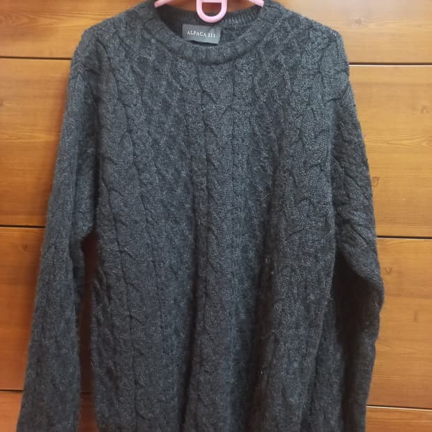 Alpaca111 케이블 니트 100-105