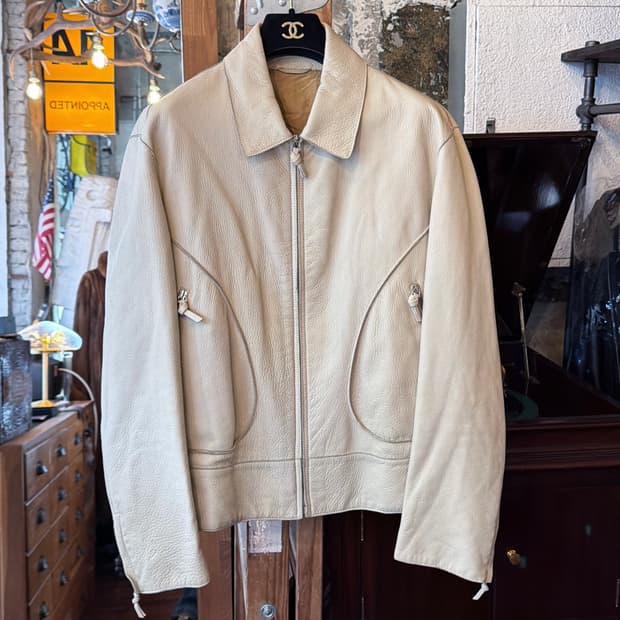 보테가베네타 사슴가죽 레더자켓