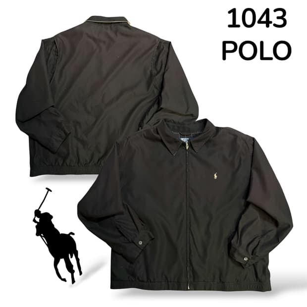 폴로 블랙 폴리쉘 블루종 XL