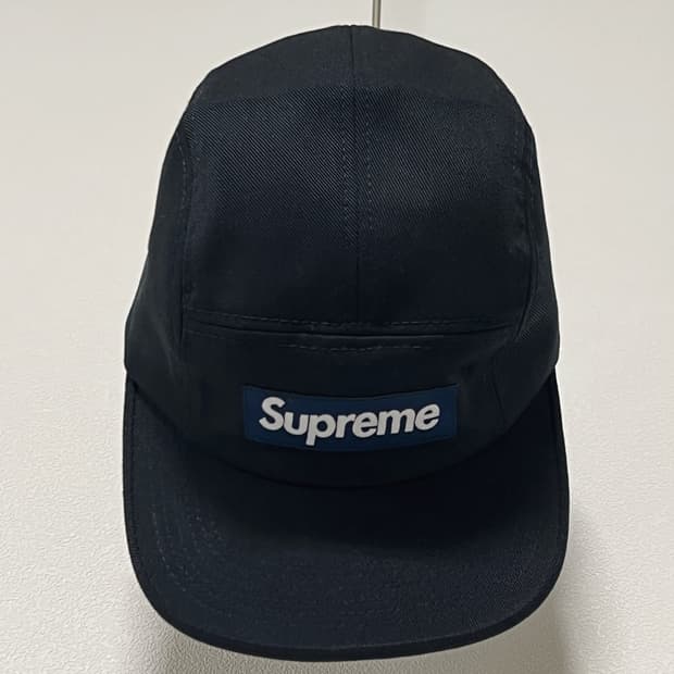 슈프림 2007 5패널 캠프캡 네이비 