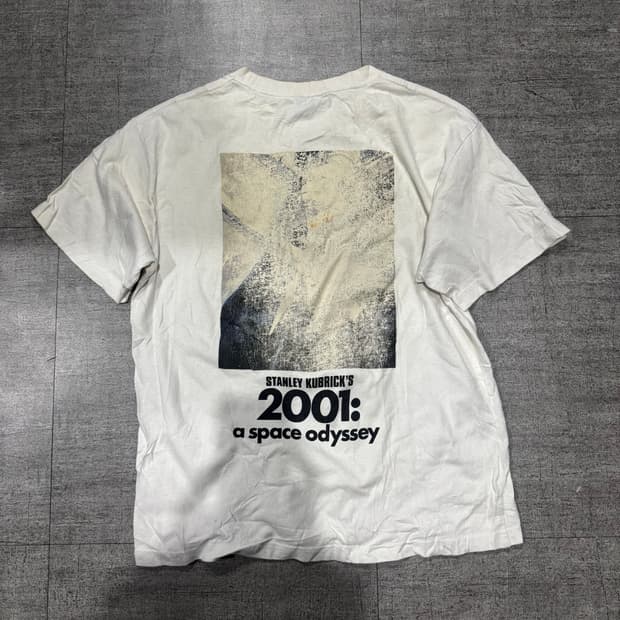 일본빈티지 2001ody 올드스쿨아메카지스트릿 백로고 반팔티셔츠