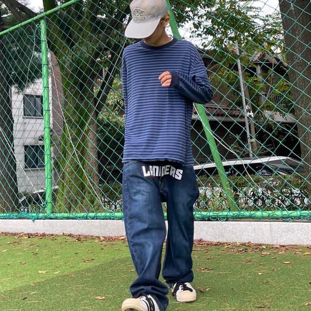 리바이스 505 ssg 랜더스 커스텀