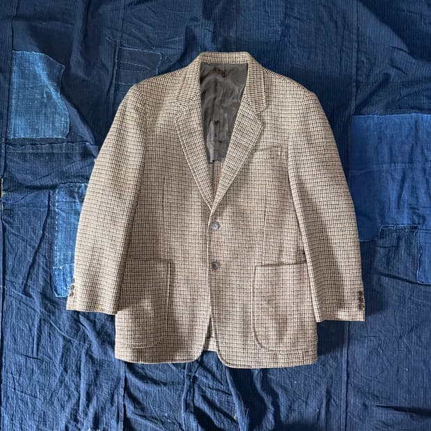빈티지 트위드 울 자켓 100