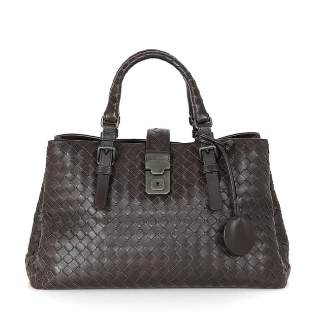 보테가베네타 인트레치아토 로마백 브라운 토트 숄더백 337303