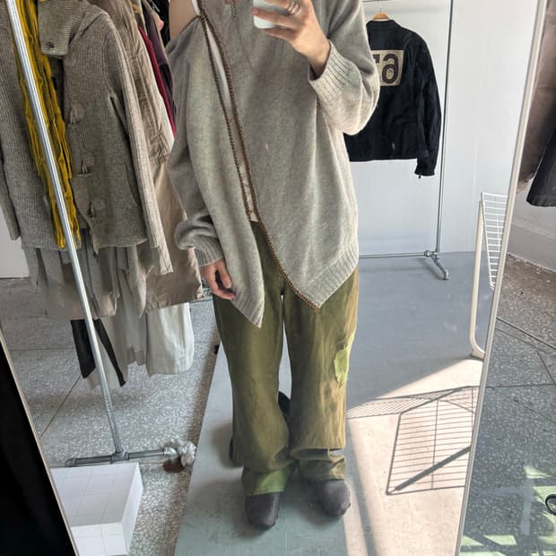 에드워드커밍 24ss 그린 서클 진 