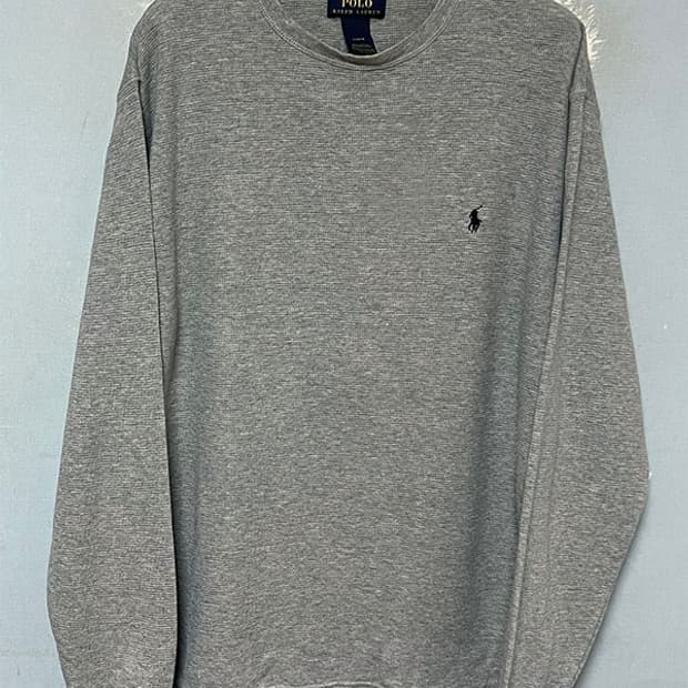 POLO 폴로 남자 와플티 춘추 기본 XL 105