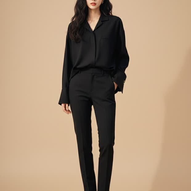 닐바이피(NILBY P) 미니멀 오픈 칼라 셔츠 자켓