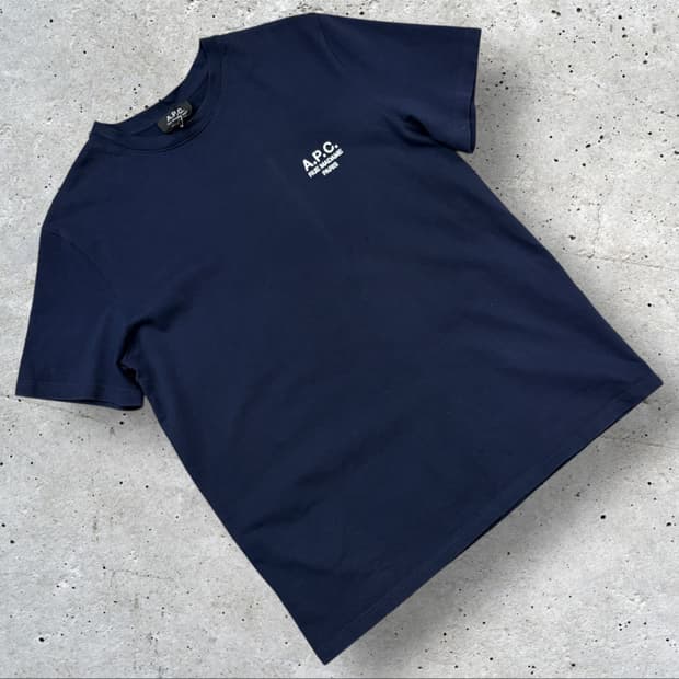 [M] A.P.C. 아페쎄 네이비 반팔 티셔츠 C179