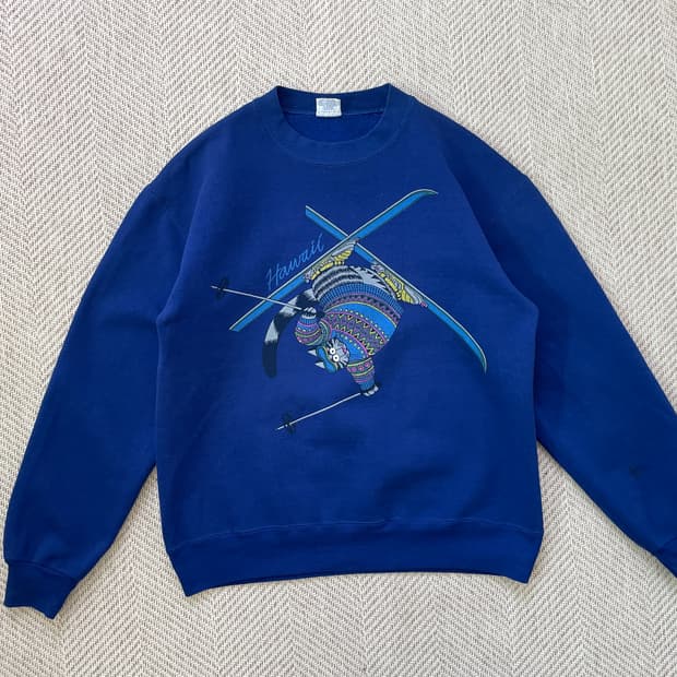 크레이지셔츠 usa 하와이 스키 베어 스웻셔츠