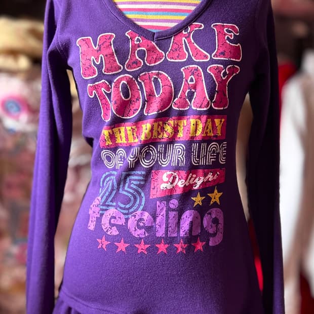 pops lemon 하라주쿠 팝갸루 보라 프릴 롱 슬리브 긴팔 티셔츠